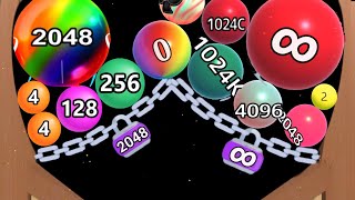 🔮Ball Run infinity ♾️ vs Number Merge Run - 2048 (New Update) Gameplay New Update Part #28