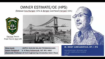 OWNER ESTIMATE / OE (HPS) OWNER ESTIMATE / OE (HPS)