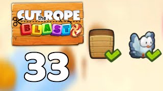 Cut the Rope BLAST 33 - Walkthrough, No Boosters screenshot 4