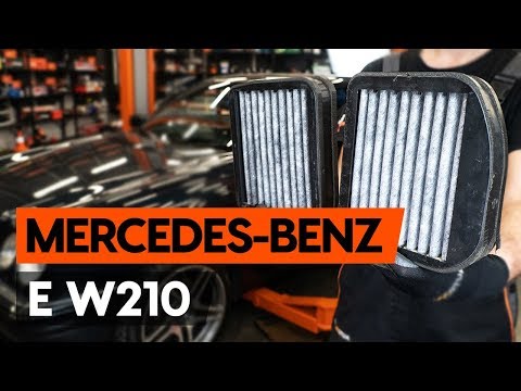 Как заменить рециркуляционный салонный фильтр на MERCEDES-BENZ E (W210) [ВИДЕОУРОК AUTODOC]