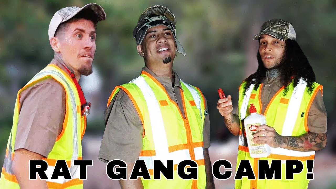 SURVIVING CAMPING WITH THE RAT GANG!!! **WE