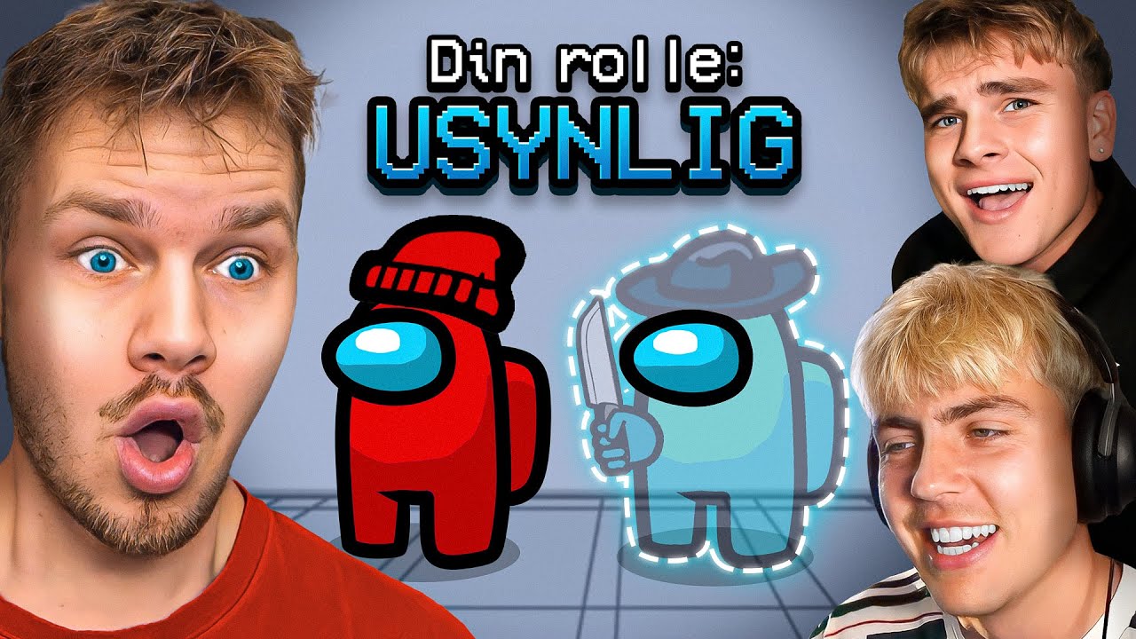Dansk Among Us men Imposteren er USYNLIG!
