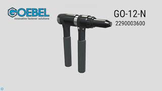 GOEBEL GO-12-R Zweihand-Blindniet Ratsche - Ratchet Tool for Blind Rivets