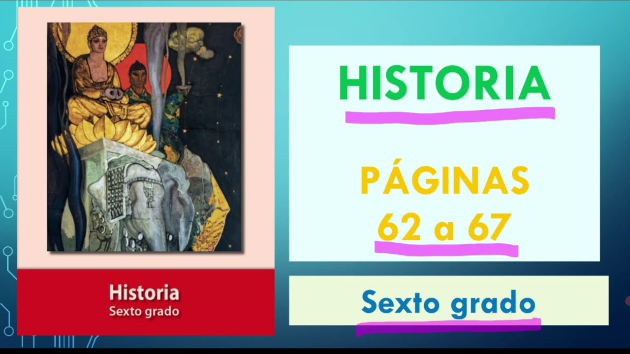 Libro De Historia Sexto Grado 2019