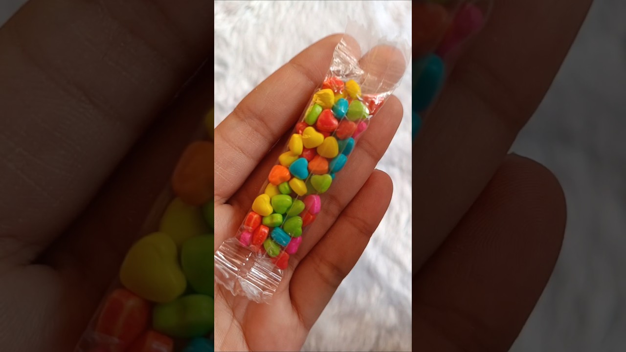 new heart colourfull candy asmr/candy chocolate video/some lot’s of candies/#heart/#new/#asmr/#candy