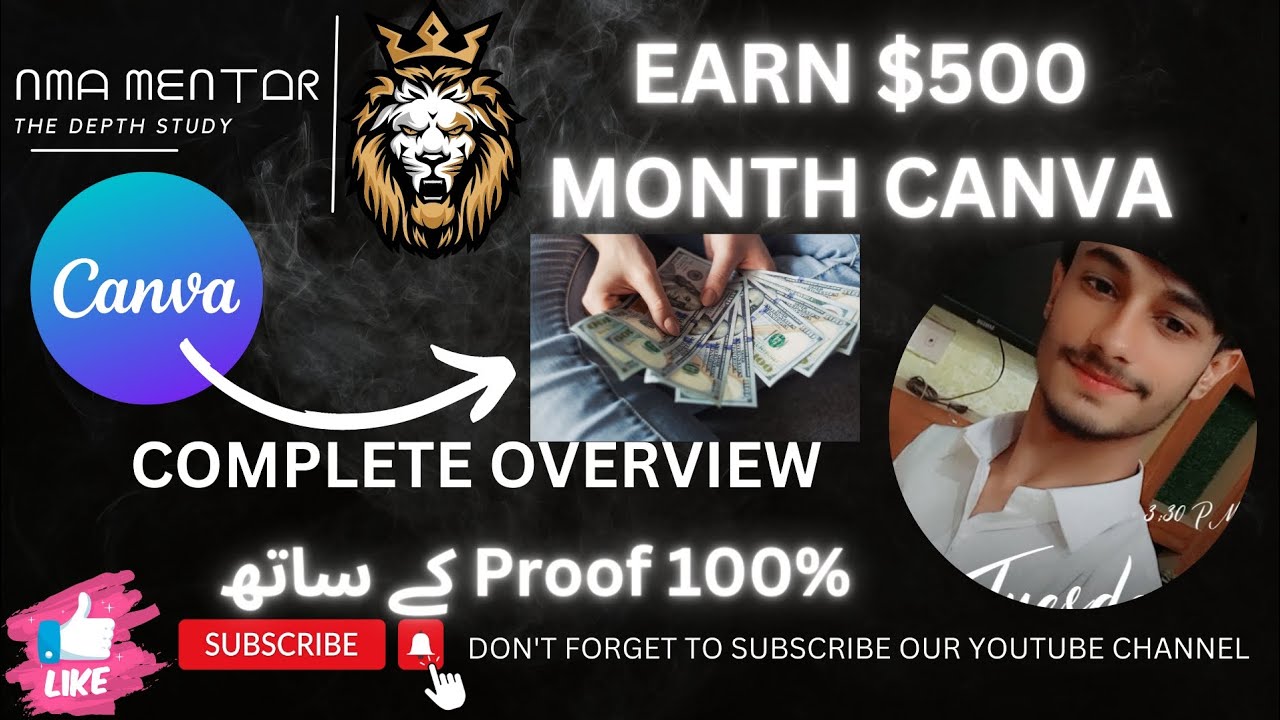 How to Earn Money from Canva in 2023 | Complete Canva Overview 2023 For ...