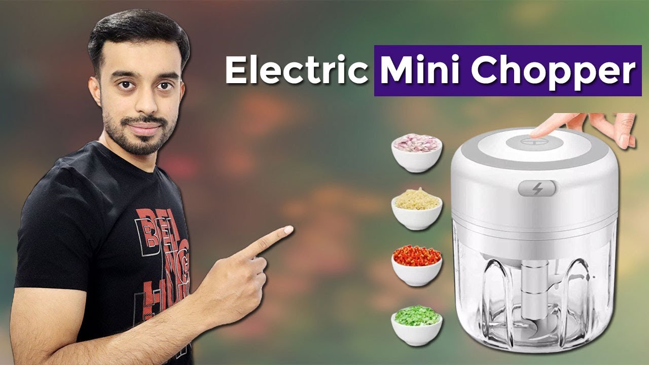 Electric Mini Chopper, Mini Electric Vegetable Chopper