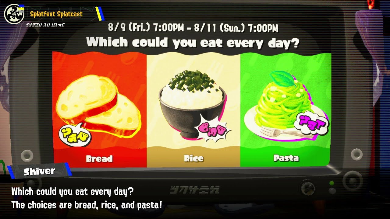 GET YOUR TEES NOW! What would you eat every day? (Bread VS Rice VS ...