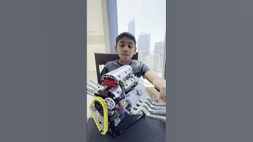 8 Cylinder Car Engine working model