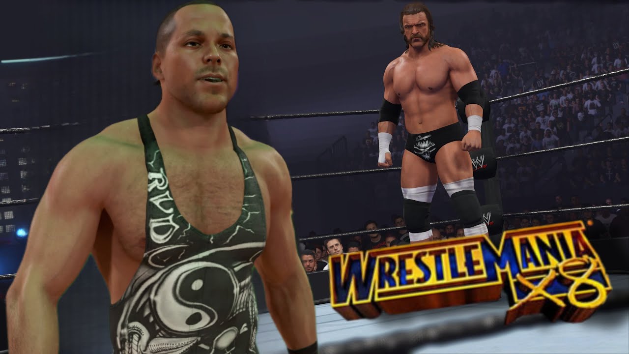 Wrestlemania x8-Triple H Vs RVD | Dolphin Emulator| #gamcube - YouTube