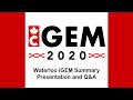 Waterloo igem live conference qa