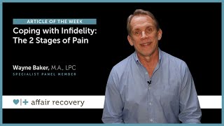 When it comes to healing from life-changing pain and trauma like
infidelity, there are two stages everyone must travel through. sadly,
some never make to...