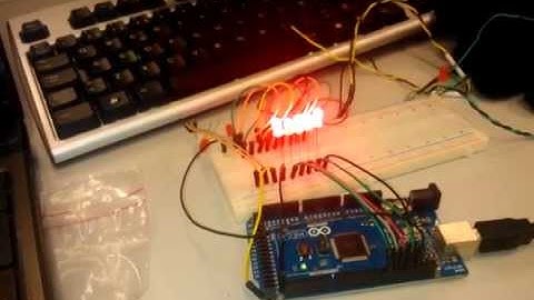 Counting binaries from 1 to 31 with 5 LED lights