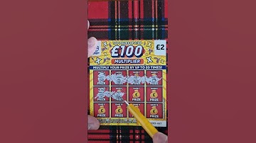 £100 multiplier  scratch card  # #scratchcards #scratchcard #scratchoffs#shorts #short #shortvideo