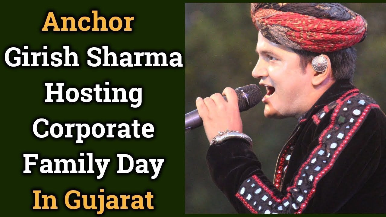 Corporate Event Anchor Girish Sharma Hosting for Sun Pharma Family Day in Gujarat | Corporate Host|