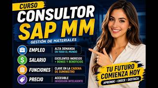 Empleo Consultor SAP MM | Cómo conseguir trabajo en logística SAP sin experiencia