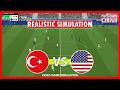 Türkiye vs USA LIVE | World Cup 2026 | Match Today Simulation