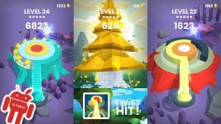 Twist Hit! 🎯🌳 - Gameplay [1080p] X-View screenshot 3