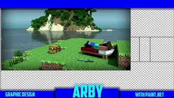 Minecraft Banner | SPEEDART | PAINT.NET