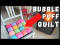 💝DIY BUBBLE PUFF QUILT | COJIN DE RETALES para SILLA