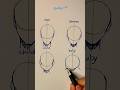 How to draw faces shorts howtodraw penart artist