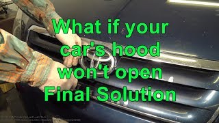 What if your car Hood or Bonnet won