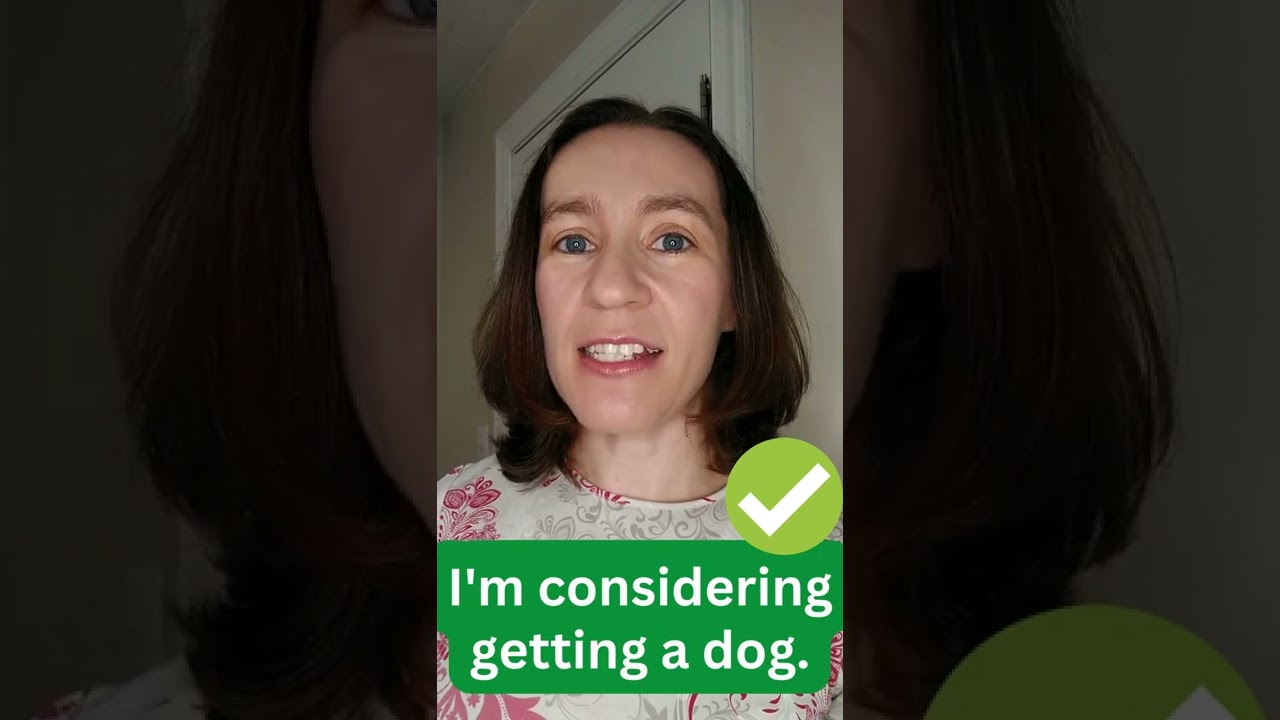 Never say "consider about" !