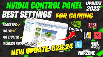 Nvidia Control Panel Latest Update 528.24 | Best Optimizations & Settings For Gaming (2023)