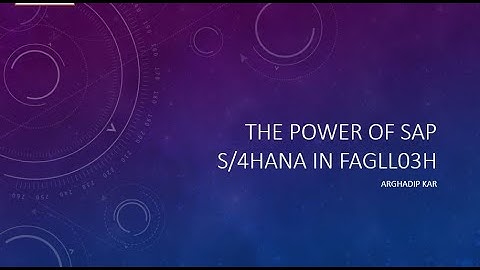 SAP Tutorial for Beginners:Look at FAGLL03H Tcode in SAP S/4HANA it is just scintillating
