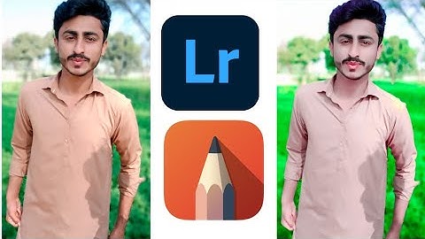 Lightroom Photo Editing in Mobile Tutorial || Autodesk Sketchbook Photo Editing Tutorial