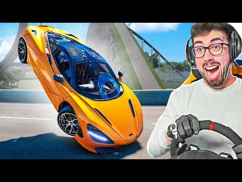 ACCIDENTES A TODA VELOCIDAD EN AUTOPISTA 💥 | BeamNG Drive