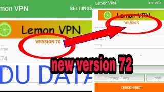 New version 72 lemon vpn how to update your Mobile screenshot 5