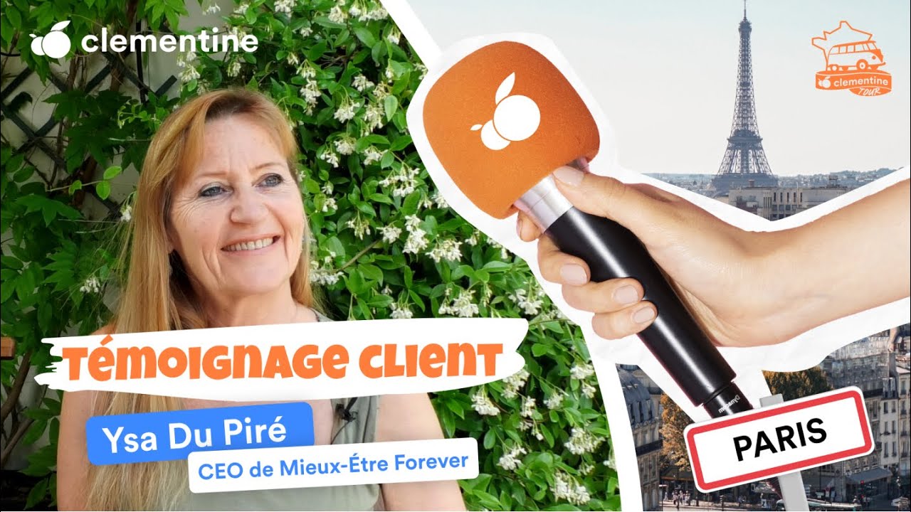 Voir la vidéo Clementine Tour #4 : Interview de Ysa Du Piré, CEO de Mieux-Être Forever