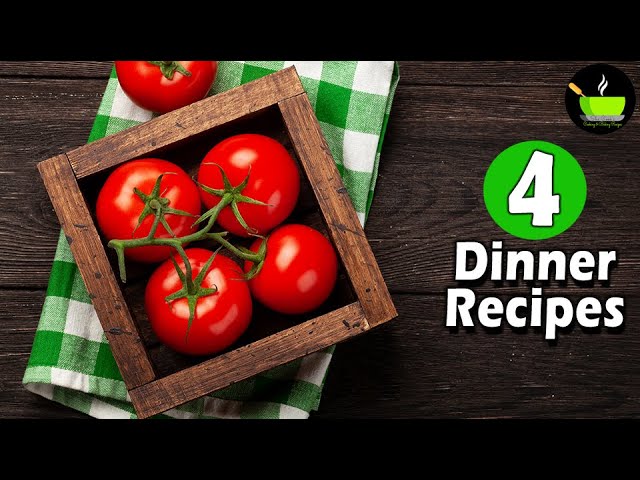 4 Lockdown Recipes  | 4 Easy Dinner Recipes | Indian Dinner Plan | Dinner Ideas | Restaurant Style | She Cooks