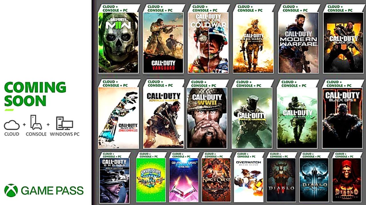 Activision Blizzard to add latest games on XBox Game Pass in 2024 following  Microsoft deal closure