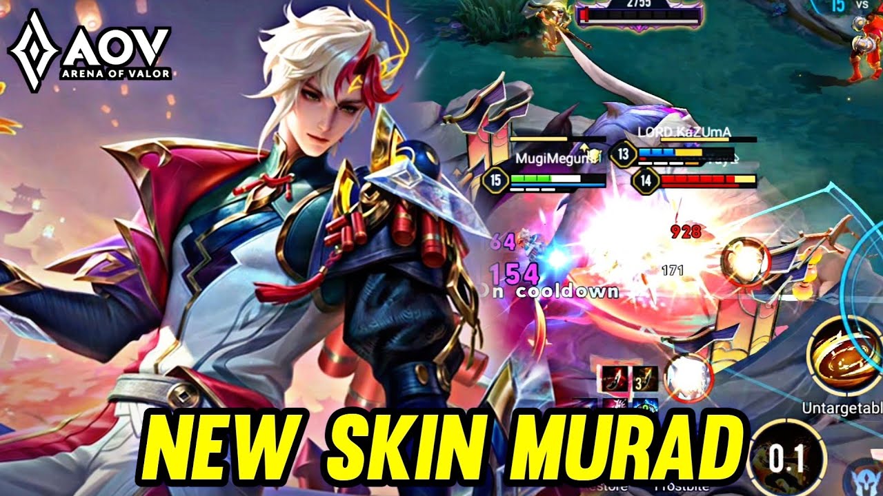 AOV : NEW SKIN MURAD LNY GAMEPLAY - ARENA OF VALOR LIENQUANMOBILE ROV