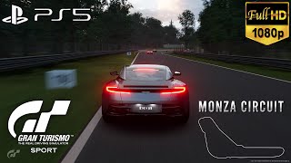 Gran Turismo Sport - Aston Martin DB11 ‘16 PS5 60 FPS HD Gameplay | Monza Curcuit