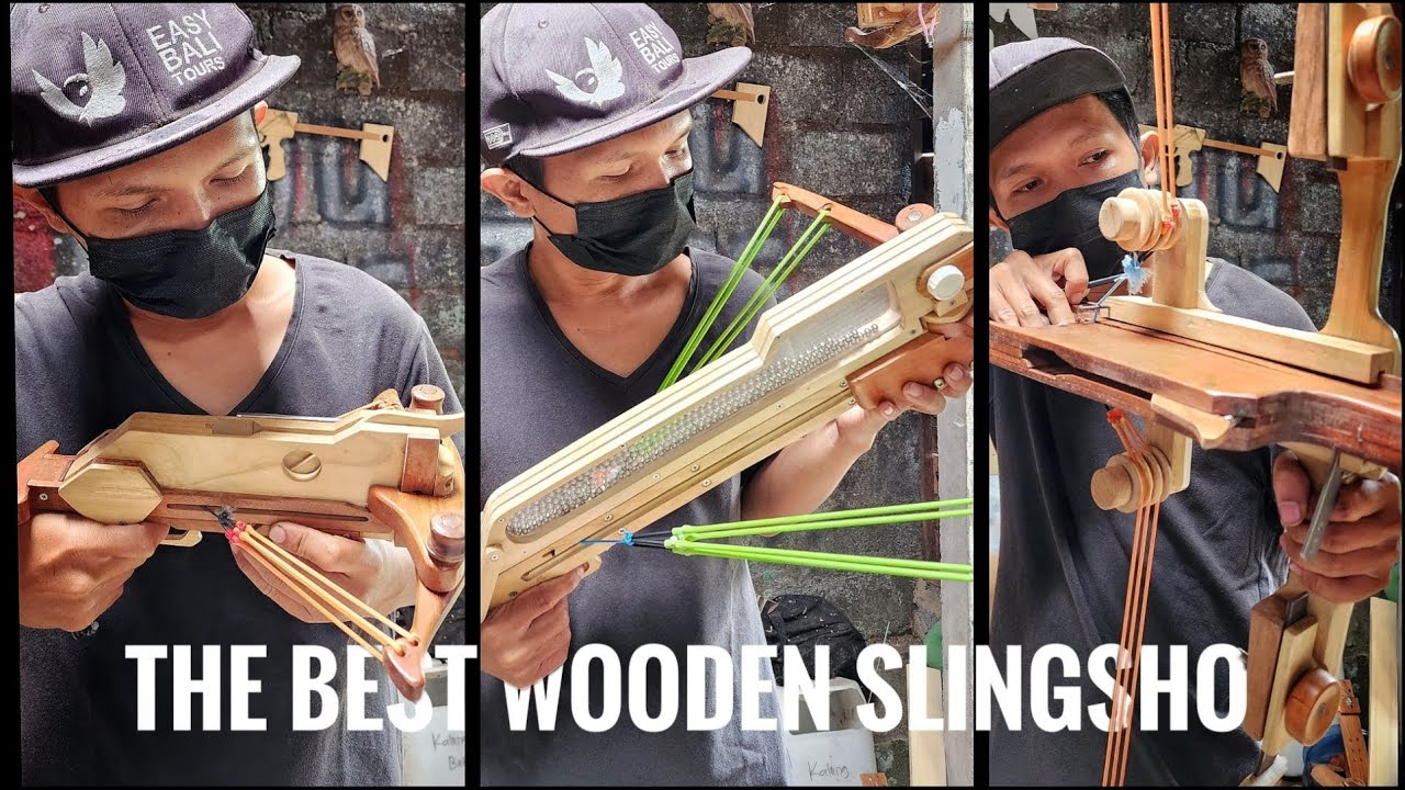 DIY Slingshot Top 3 Wooden Slingshot For Hunting! PISTOL CROSBOW