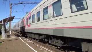 Электровоз ЭП1М-585 с поездом № 306 Сухум - Москва