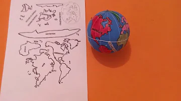 Qual material é feito o globo terrestre?