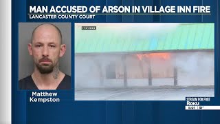 Man charged for 2024 fire that destroyed abandoned Lincoln Village Inn
