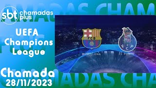 SBT transmite Barcelona x Porto pela Champions League - SBT