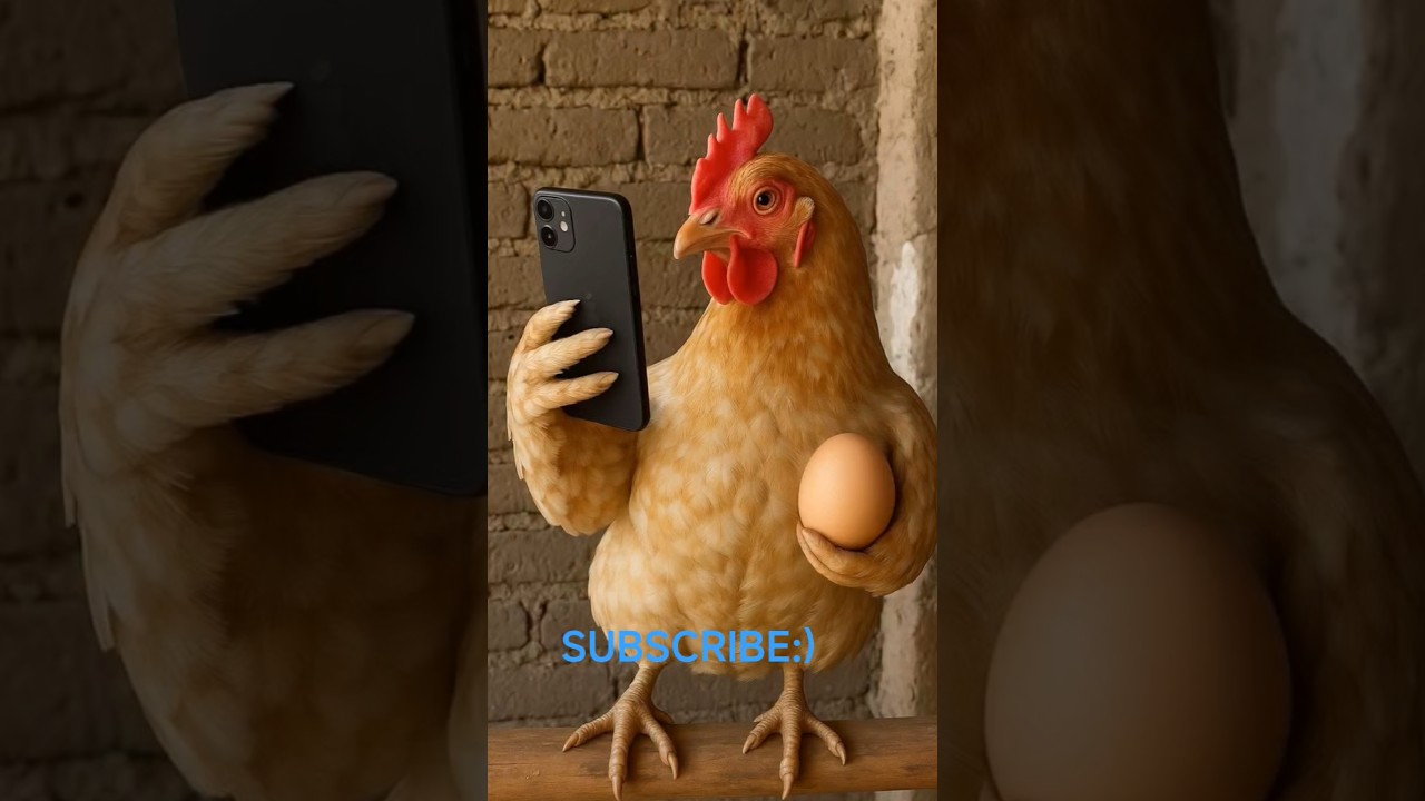 🐔 Hen’s Funny Eating Moment! 😂 | Cutest Hen Ever! 