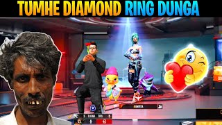 Diamond ring girlfriend prank 😂wait for end #3tufantips#shorts#freefire