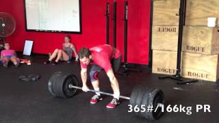 166kg/365lb Clean and Jerk