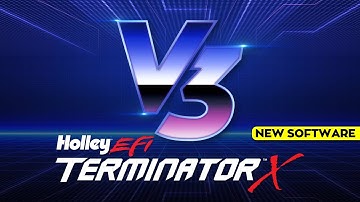 New Holley Terminator X V3 Software Update!  Test Outputs? Lambda?