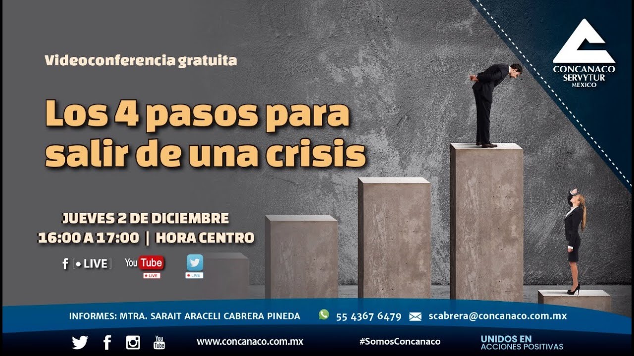#Envivo| Los 4 pasos para salir de una crisis - YouTube