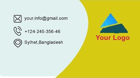 how to create professional business card adobe photoshop cs6 #3 | Computer Skill