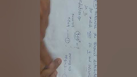 Determine the Binomial distribution for which mean is 4 and variance is 3.