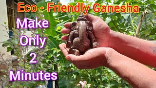 #bappa2021 | How to make Eco Friendly Ganesh Murti At Home | Easy Ganesh Making| Eco friendly Ganesh